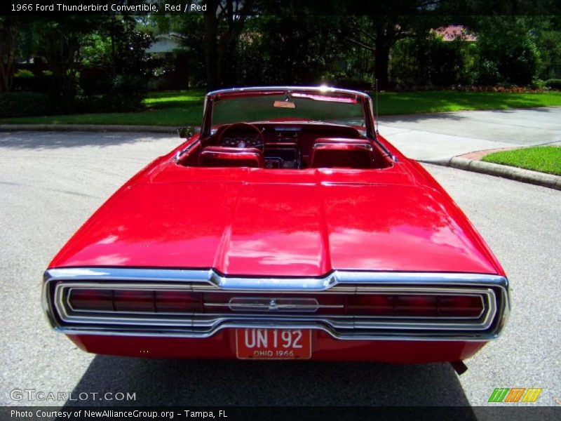 Red / Red 1966 Ford Thunderbird Convertible