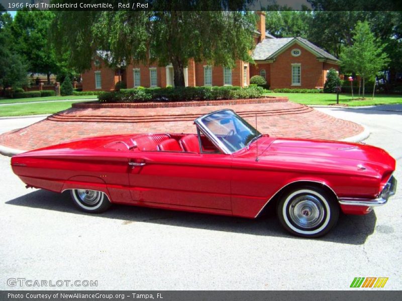 Red / Red 1966 Ford Thunderbird Convertible