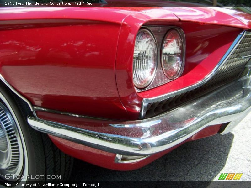 Red / Red 1966 Ford Thunderbird Convertible