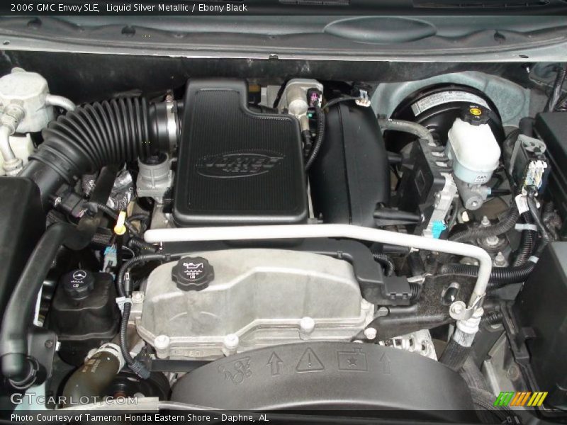 Liquid Silver Metallic / Ebony Black 2006 GMC Envoy SLE