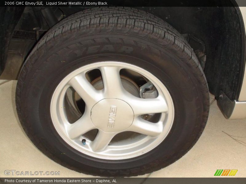 Liquid Silver Metallic / Ebony Black 2006 GMC Envoy SLE