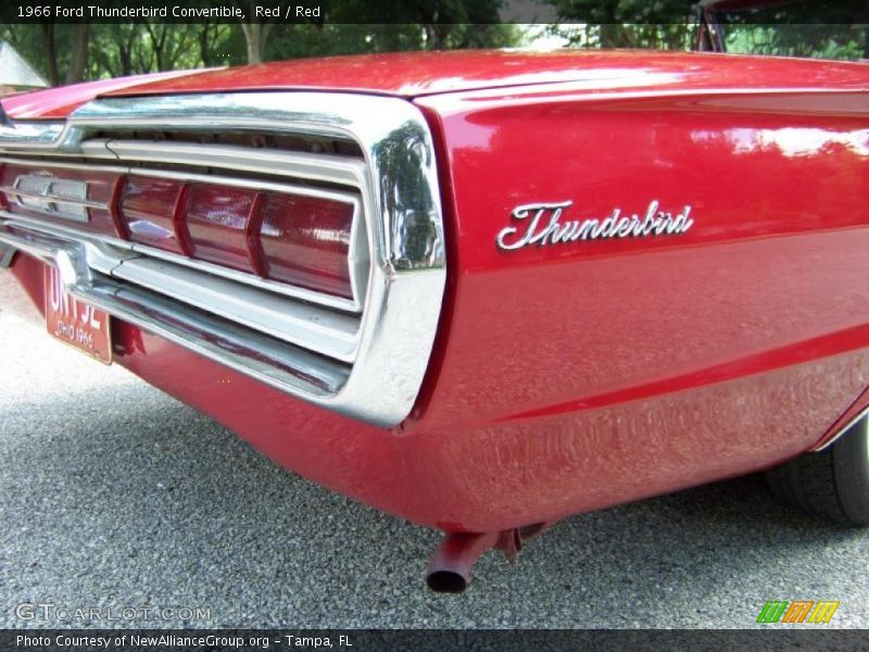 Red / Red 1966 Ford Thunderbird Convertible