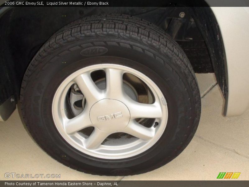Liquid Silver Metallic / Ebony Black 2006 GMC Envoy SLE
