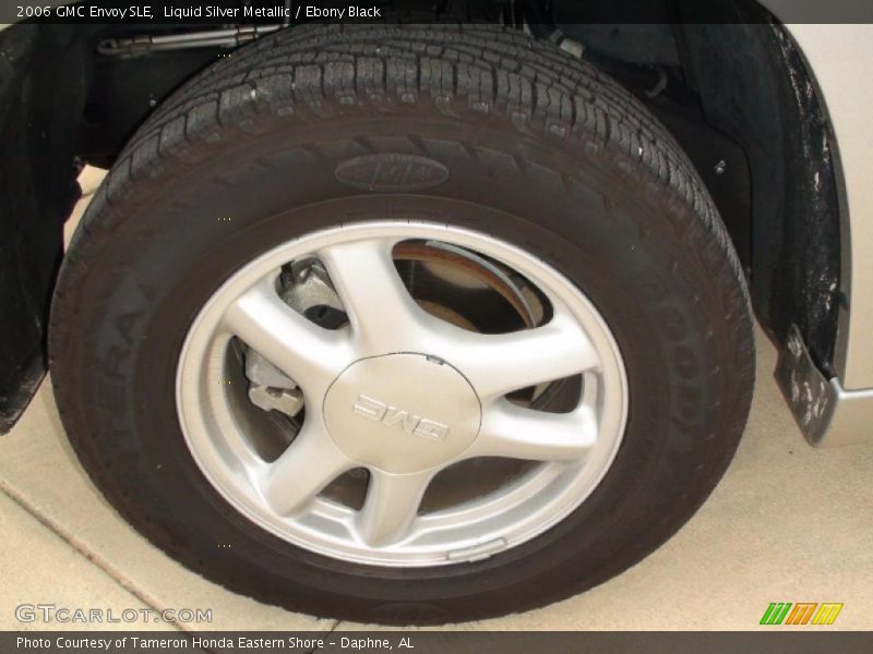 Liquid Silver Metallic / Ebony Black 2006 GMC Envoy SLE