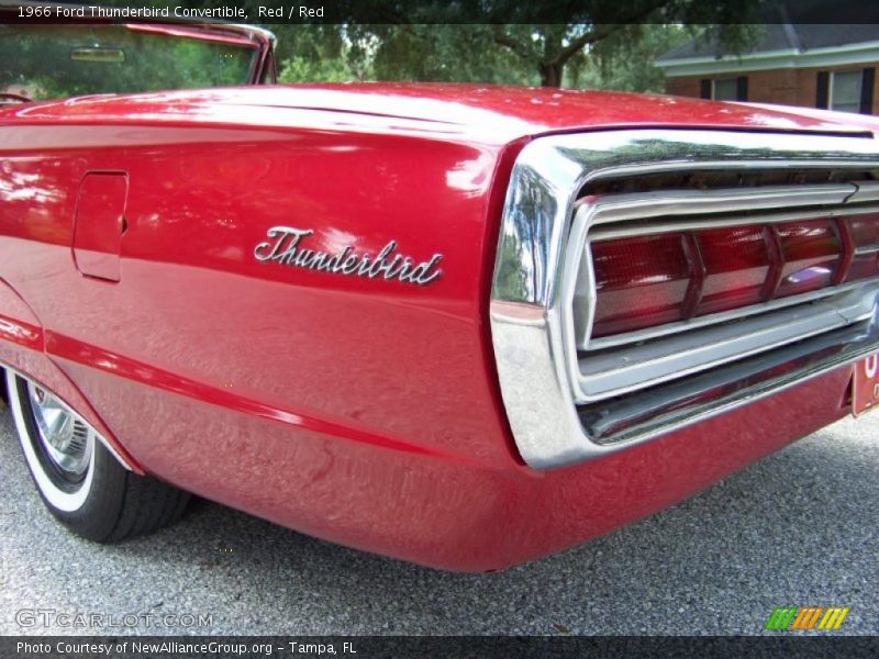 Red / Red 1966 Ford Thunderbird Convertible