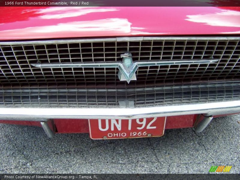 Red / Red 1966 Ford Thunderbird Convertible