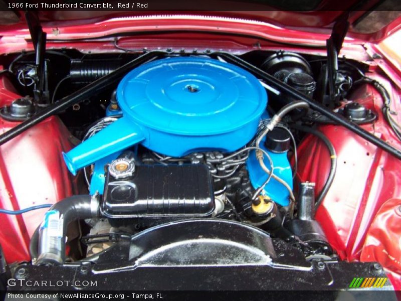 Red / Red 1966 Ford Thunderbird Convertible