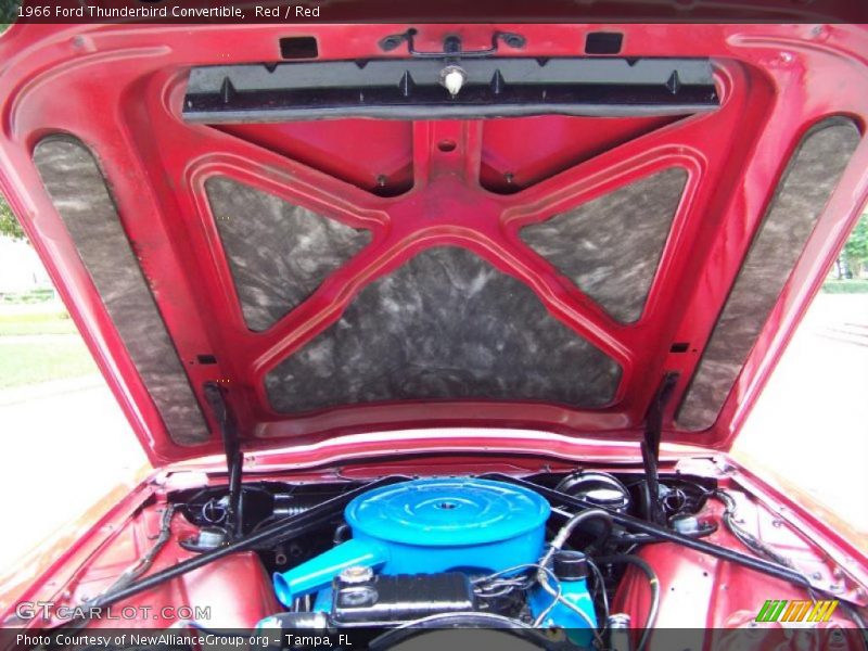 Red / Red 1966 Ford Thunderbird Convertible