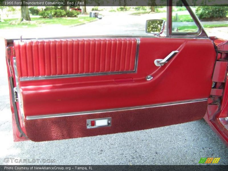 Red / Red 1966 Ford Thunderbird Convertible