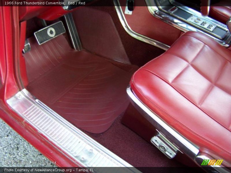 Red / Red 1966 Ford Thunderbird Convertible
