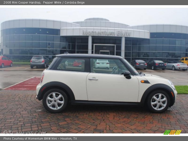 Pepper White / Cordoba Beige 2008 Mini Cooper Hardtop