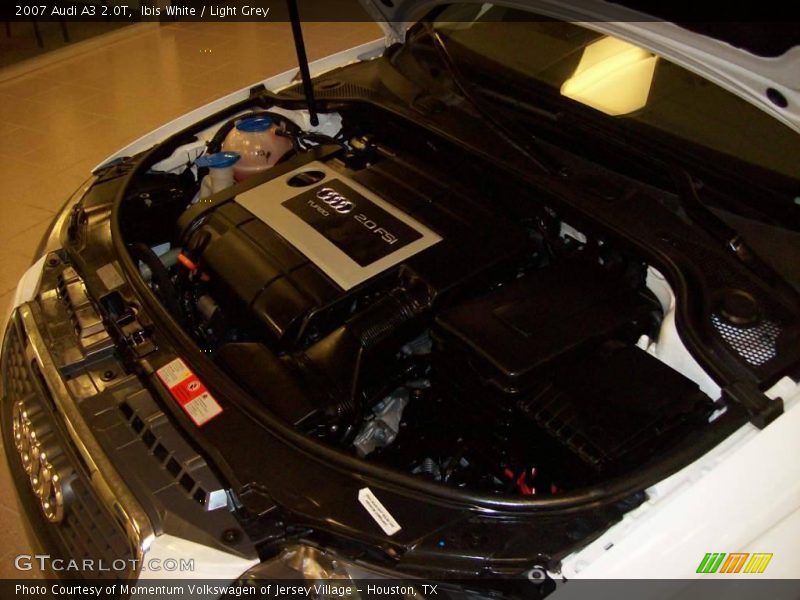 Ibis White / Light Grey 2007 Audi A3 2.0T