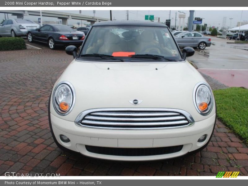 Pepper White / Cordoba Beige 2008 Mini Cooper Hardtop
