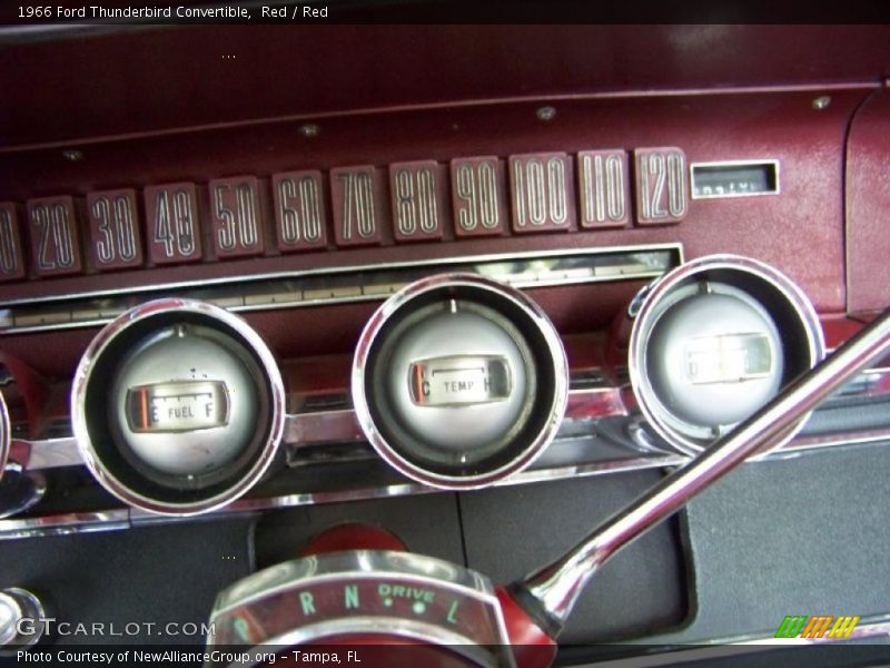 Red / Red 1966 Ford Thunderbird Convertible