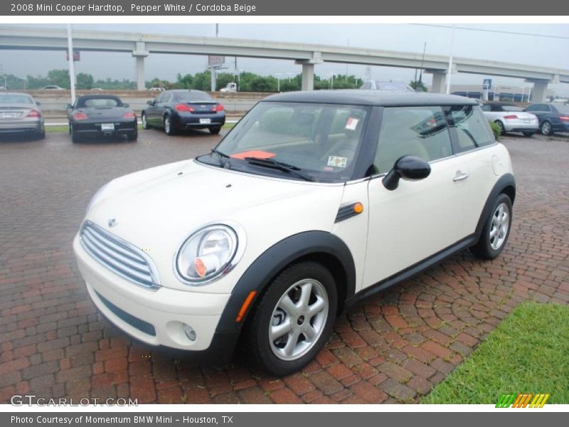 Pepper White / Cordoba Beige 2008 Mini Cooper Hardtop
