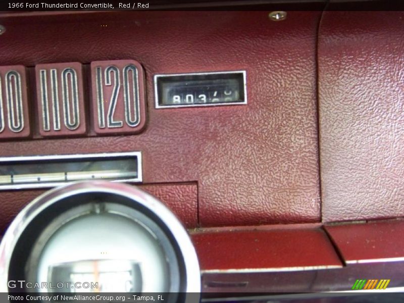 Red / Red 1966 Ford Thunderbird Convertible