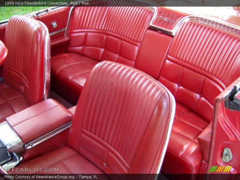 Red / Red 1966 Ford Thunderbird Convertible