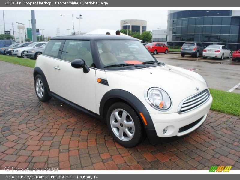 Pepper White / Cordoba Beige 2008 Mini Cooper Hardtop
