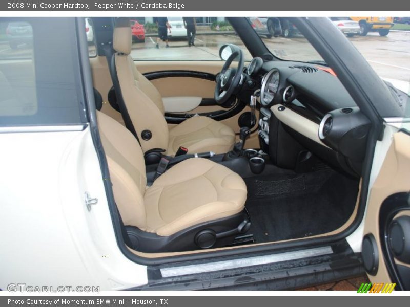 Pepper White / Cordoba Beige 2008 Mini Cooper Hardtop