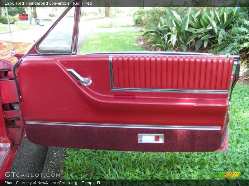 Red / Red 1966 Ford Thunderbird Convertible