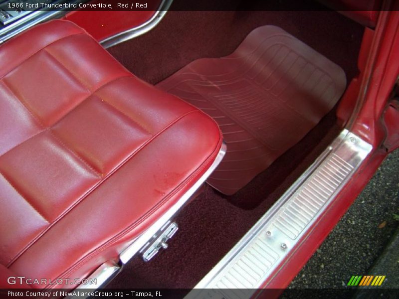 Red / Red 1966 Ford Thunderbird Convertible