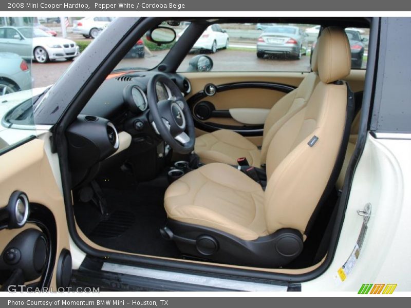 Pepper White / Cordoba Beige 2008 Mini Cooper Hardtop