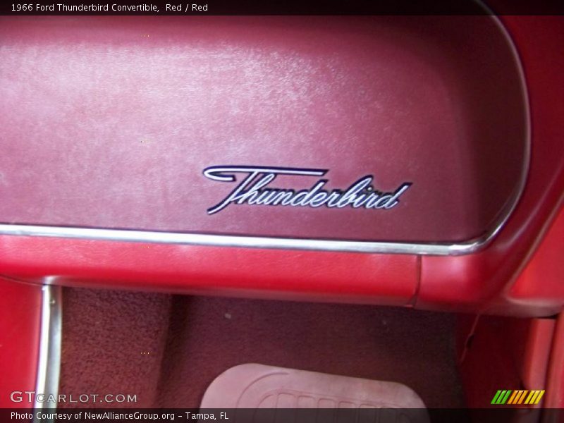 Red / Red 1966 Ford Thunderbird Convertible