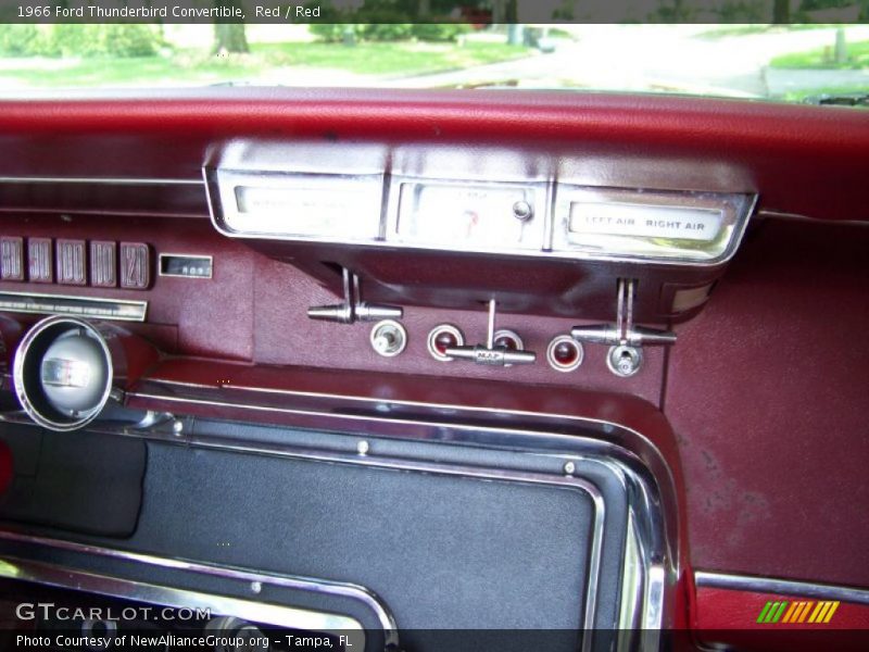 Red / Red 1966 Ford Thunderbird Convertible