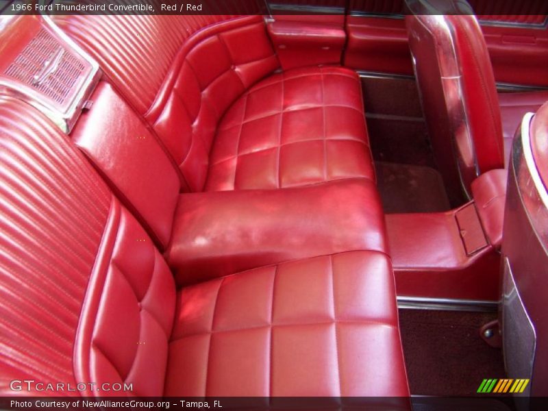 Red / Red 1966 Ford Thunderbird Convertible