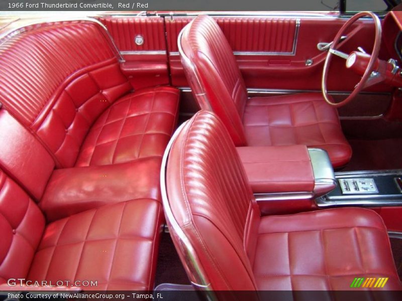 Red / Red 1966 Ford Thunderbird Convertible