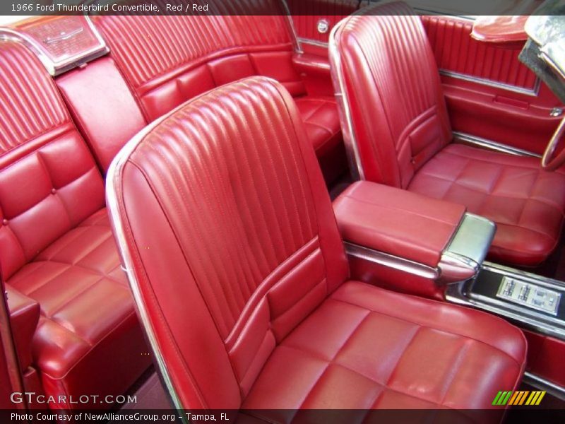 Red / Red 1966 Ford Thunderbird Convertible