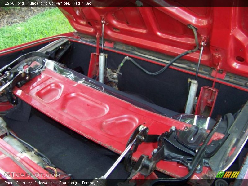 Red / Red 1966 Ford Thunderbird Convertible