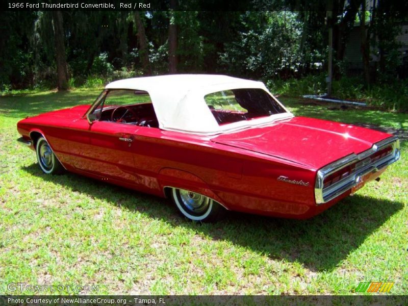 Red / Red 1966 Ford Thunderbird Convertible