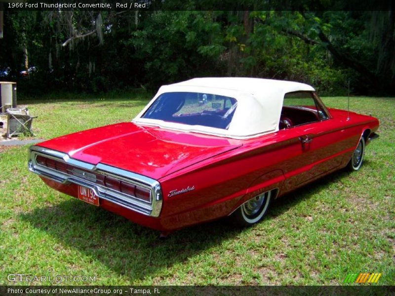 Red / Red 1966 Ford Thunderbird Convertible