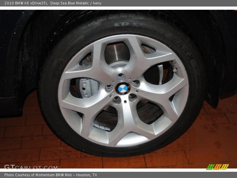 Deep Sea Blue Metallic / Ivory 2010 BMW X6 xDrive35i