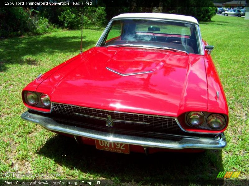 Red / Red 1966 Ford Thunderbird Convertible