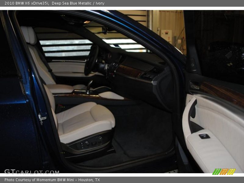 Deep Sea Blue Metallic / Ivory 2010 BMW X6 xDrive35i
