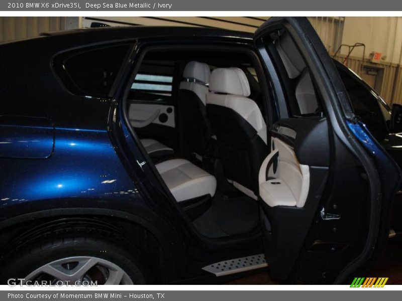 Deep Sea Blue Metallic / Ivory 2010 BMW X6 xDrive35i