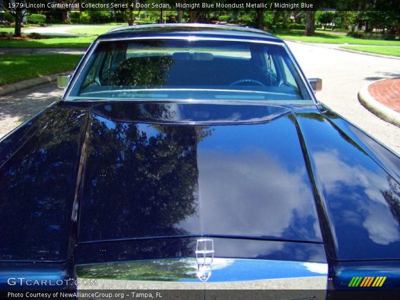 Midnight Blue Moondust Metallic / Midnight Blue 1979 Lincoln Continental Collectors Series 4 Door Sedan