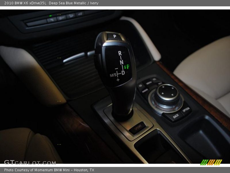 Deep Sea Blue Metallic / Ivory 2010 BMW X6 xDrive35i