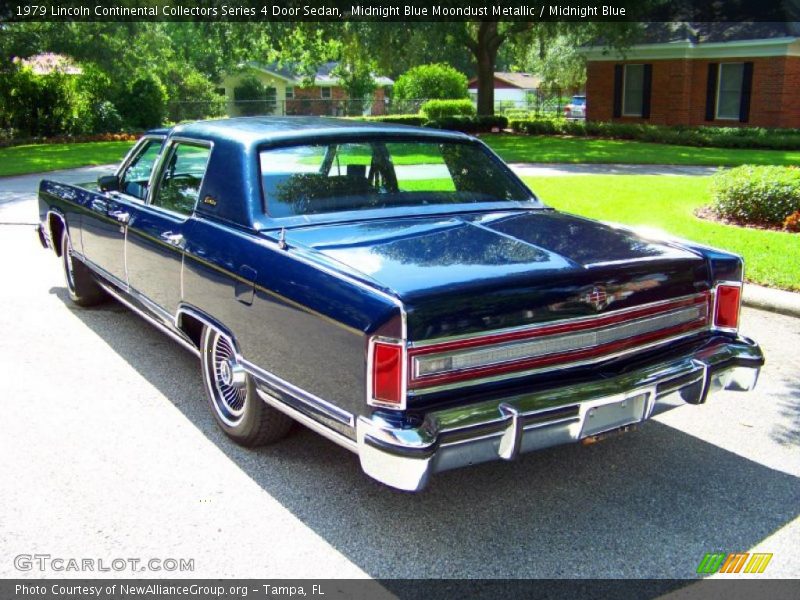 Midnight Blue Moondust Metallic / Midnight Blue 1979 Lincoln Continental Collectors Series 4 Door Sedan