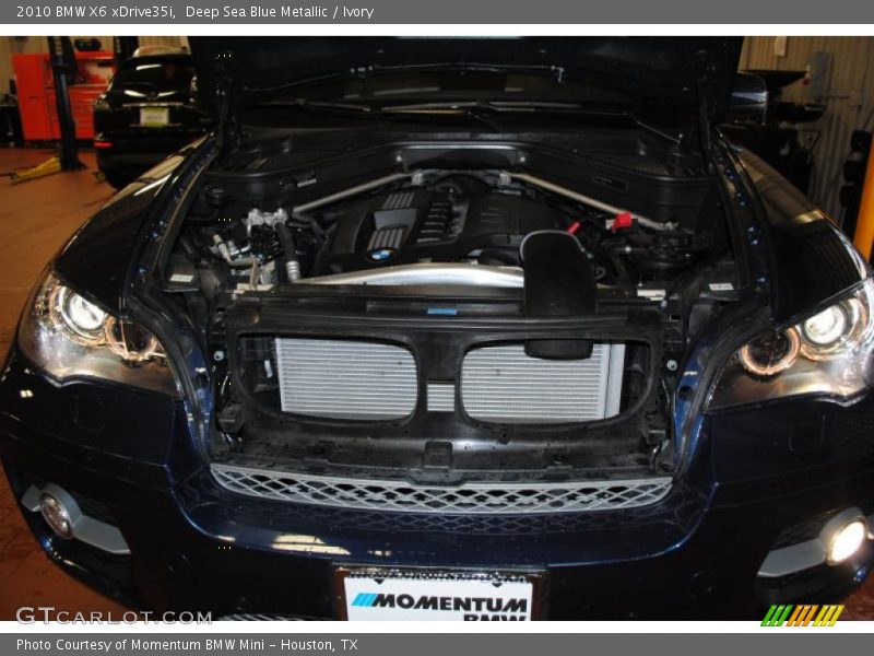 Deep Sea Blue Metallic / Ivory 2010 BMW X6 xDrive35i