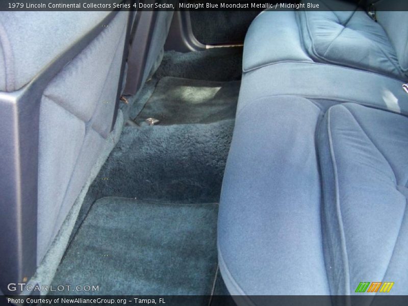 Midnight Blue Moondust Metallic / Midnight Blue 1979 Lincoln Continental Collectors Series 4 Door Sedan