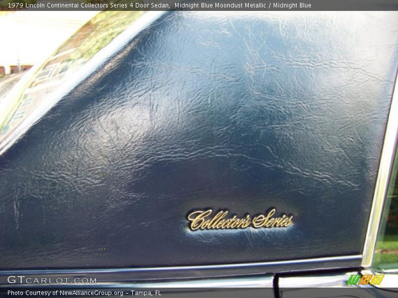 Midnight Blue Moondust Metallic / Midnight Blue 1979 Lincoln Continental Collectors Series 4 Door Sedan