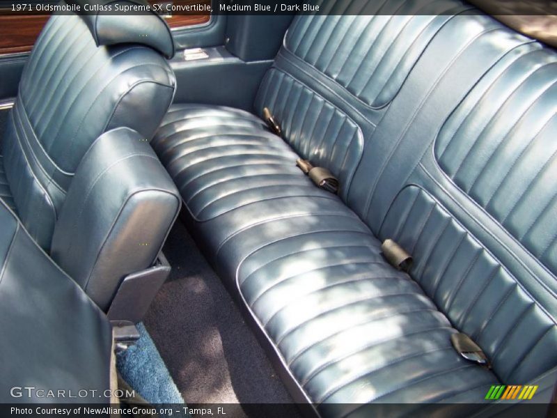 Medium Blue / Dark Blue 1971 Oldsmobile Cutlass Supreme SX Convertible