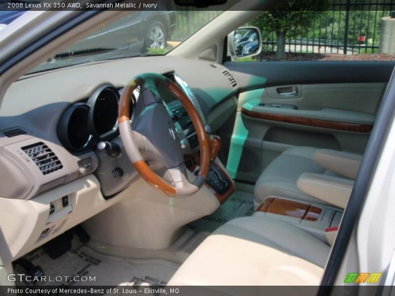 Savannah Metallic / Ivory 2008 Lexus RX 350 AWD