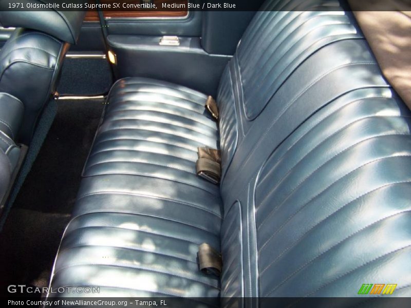 Medium Blue / Dark Blue 1971 Oldsmobile Cutlass Supreme SX Convertible