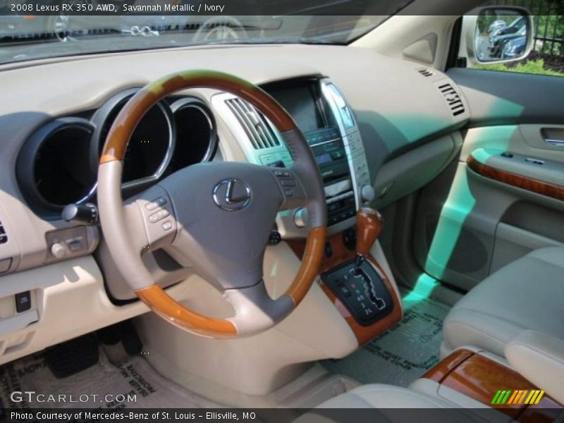 Savannah Metallic / Ivory 2008 Lexus RX 350 AWD
