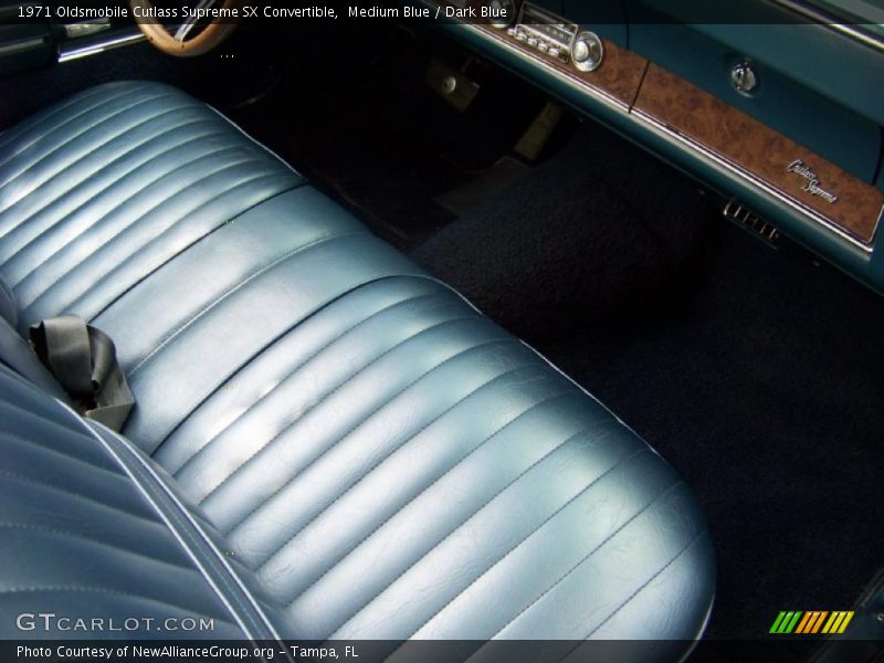 Medium Blue / Dark Blue 1971 Oldsmobile Cutlass Supreme SX Convertible