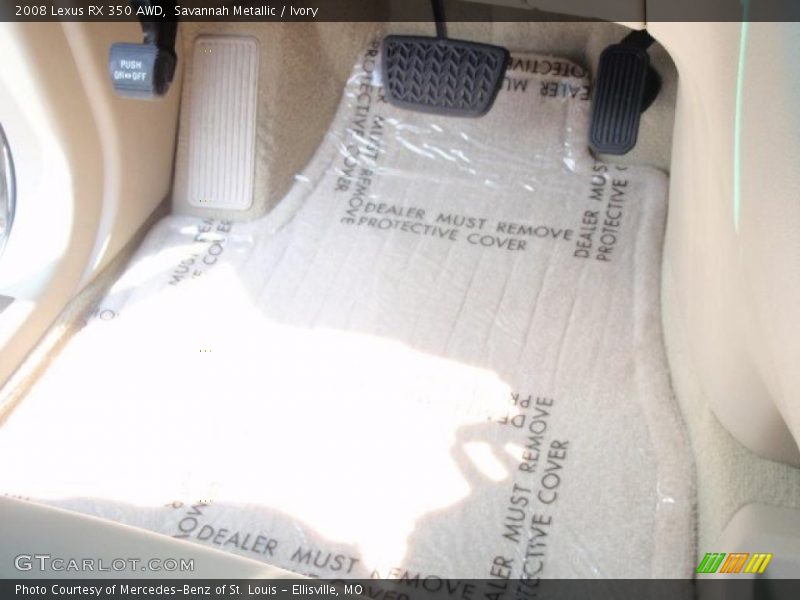 Savannah Metallic / Ivory 2008 Lexus RX 350 AWD